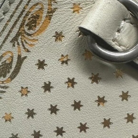 GUCCI GUCCY SEGA Print Leather Mini Shoulder Bag White Italy SHW 73CA310 - Picture 10 of 16